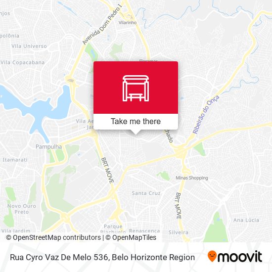 Rua Cyro Vaz De Melo 536 map