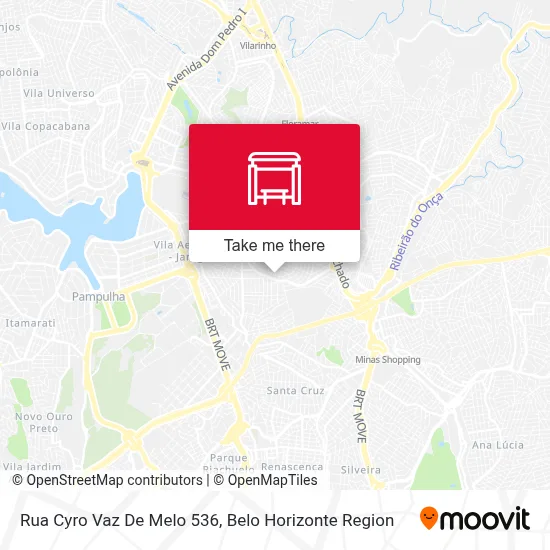 Rua Cyro Vaz De Melo 536 map