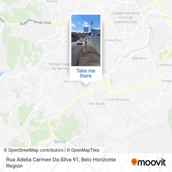 Rua Adelia Carmen Da Silva 91 map