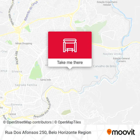 Rua Dos Afonsos 250 map