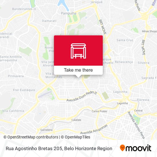 Rua Agostinho Bretas 205 map