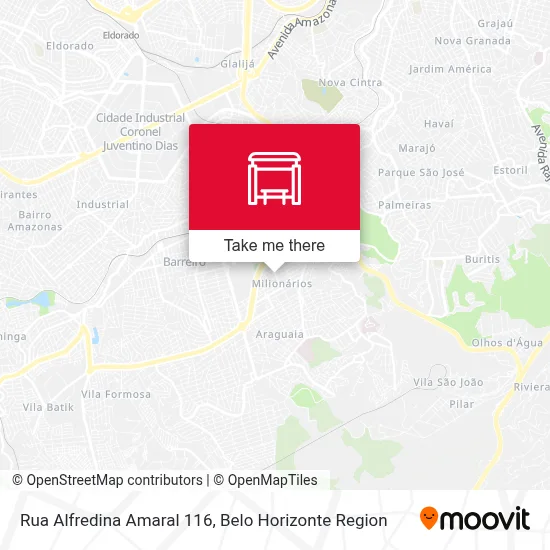 Rua Alfredina Amaral 116 map