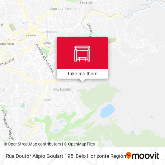 Rua Doutor Alipio Goulart 195 map