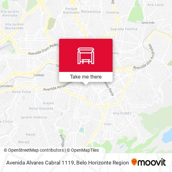 Mapa Avenida Alvares Cabral 1119