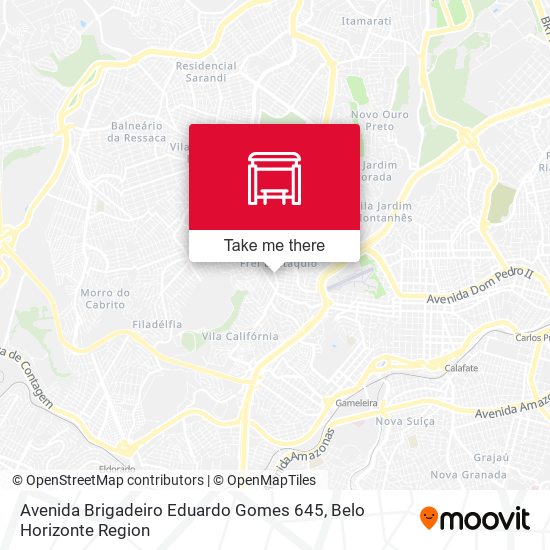 Mapa Avenida Brigadeiro Eduardo Gomes 645