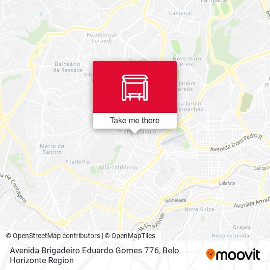 Mapa Avenida Brigadeiro Eduardo Gomes 776