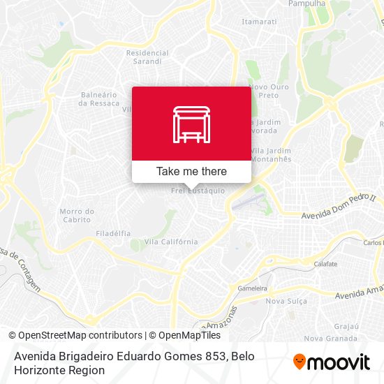 Mapa Avenida Brigadeiro Eduardo Gomes 853