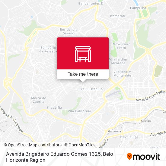 Mapa Avenida Brigadeiro Eduardo Gomes 1325