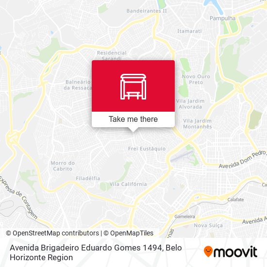 Mapa Avenida Brigadeiro Eduardo Gomes 1494