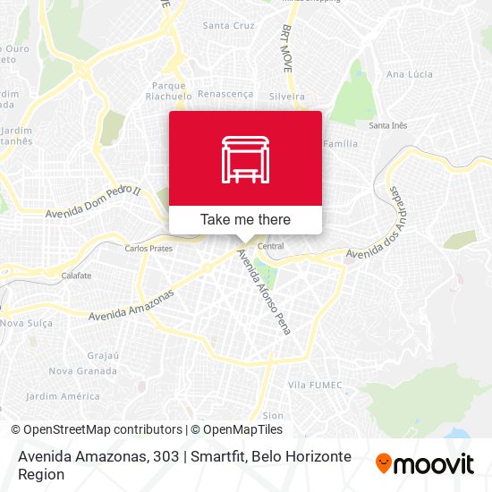 Avenida Amazonas, 303 | Smartfit map