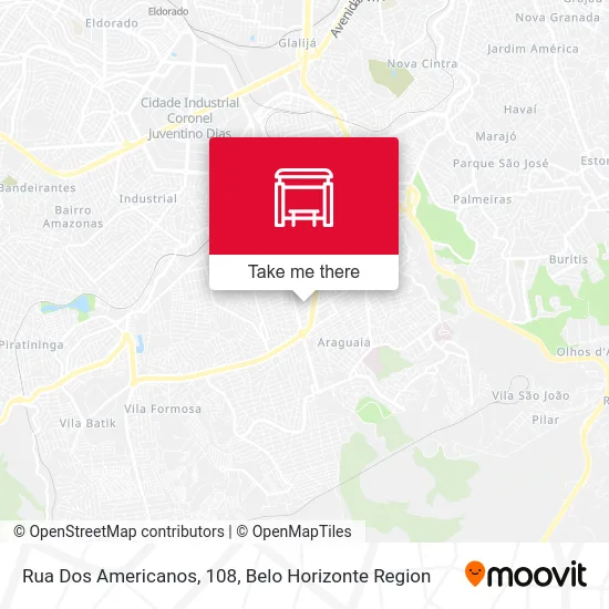 Rua Dos Americanos, 108 map