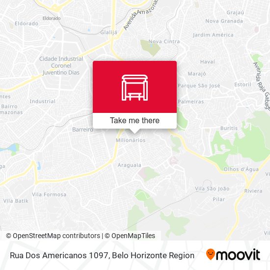 Rua Dos Americanos 1097 map