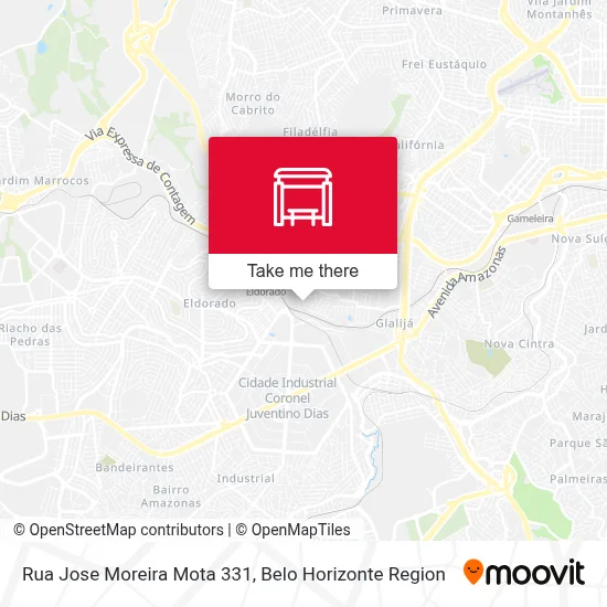 Rua Jose Moreira Mota 331 map