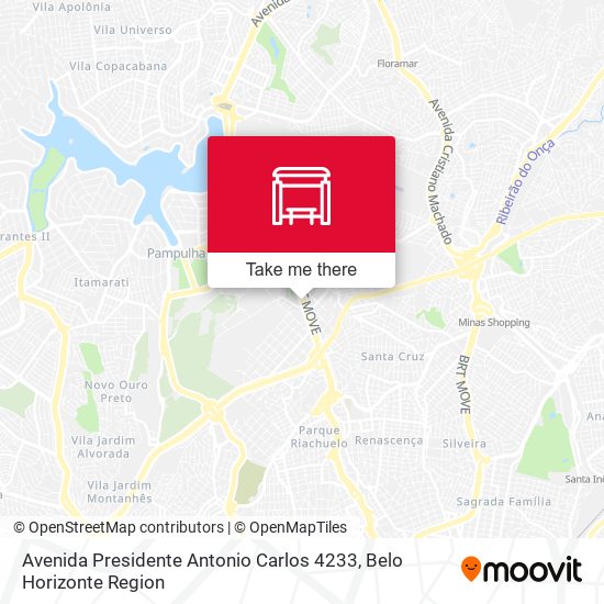 Avenida Presidente Antonio Carlos 4233 map