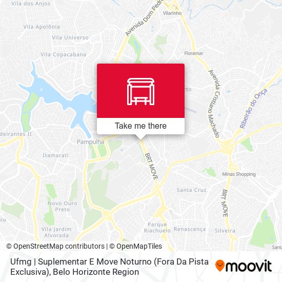 Ufmg | Suplementar E Move Noturno (Fora Da Pista Exclusiva) map