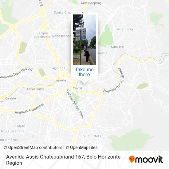 Avenida Assis Chateaubriand 167 map