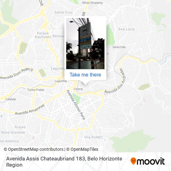 Avenida Assis Chateaubriand 183 map