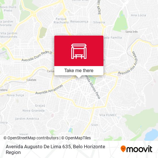 Mapa Avenida Augusto De Lima 635