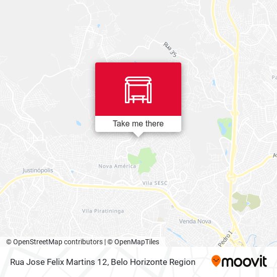Rua Jose Felix Martins 12 map