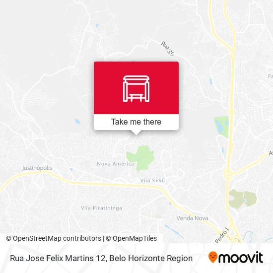 Rua Jose Felix Martins 12 map