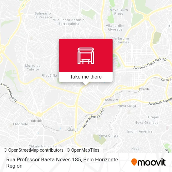 Rua Professor Baeta Neves 185 map