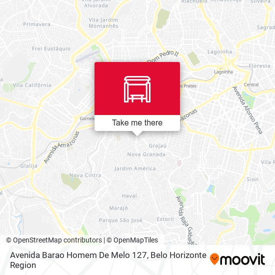 Avenida Barao Homem De Melo 127 map