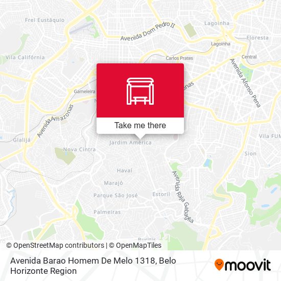 Avenida Barao Homem De Melo 1318 map