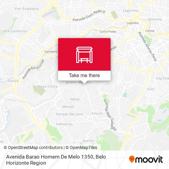 Mapa Avenida Barao Homem De Melo 1350