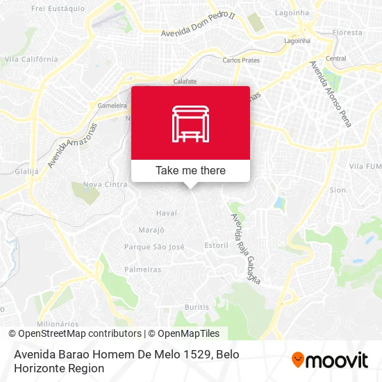 Avenida Barao Homem De Melo 1529 map