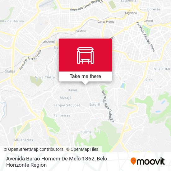 Avenida Barao Homem De Melo 1862 map