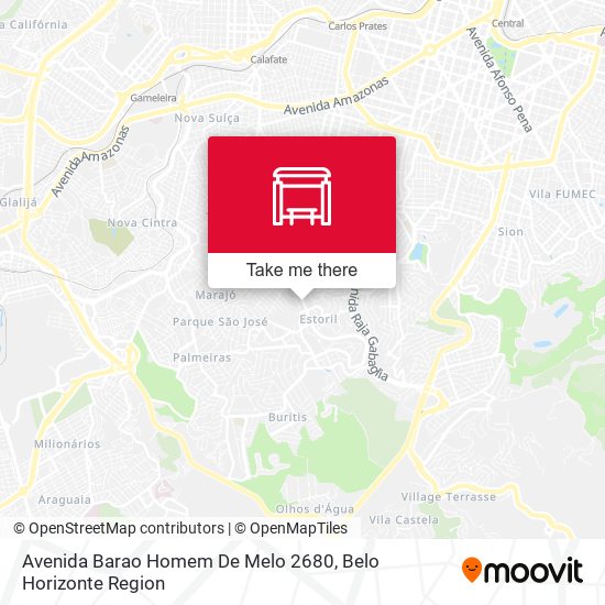 Avenida Barao Homem De Melo 2680 map