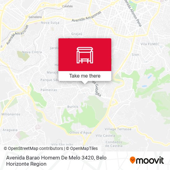 Avenida Barao Homem De Melo 3420 map