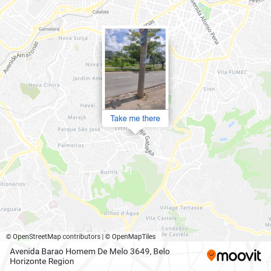 Avenida Barao Homem De Melo 3649 map