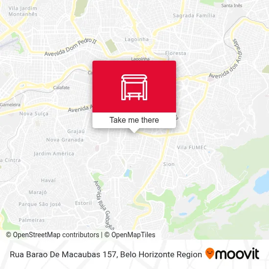 Rua Barao De Macaubas 157 map