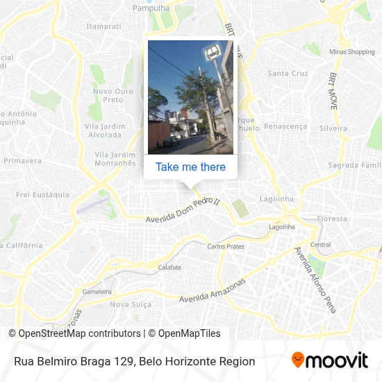 Rua Belmiro Braga 129 map