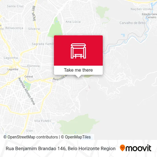 Rua Benjamim Brandao 146 map