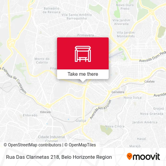 Rua Das Clarinetas 218 map