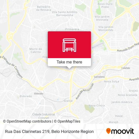 Rua Das Clarinetas 219 map