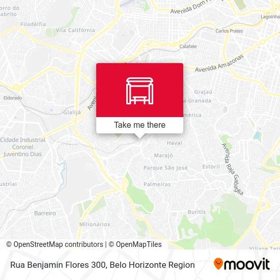 Rua Benjamin Flores 300 map