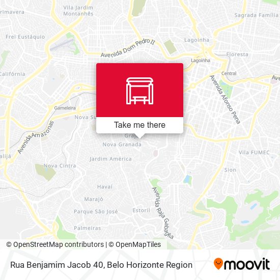 Rua Benjamim Jacob 40 map