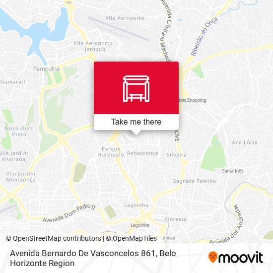 Avenida Bernardo De Vasconcelos 861 map