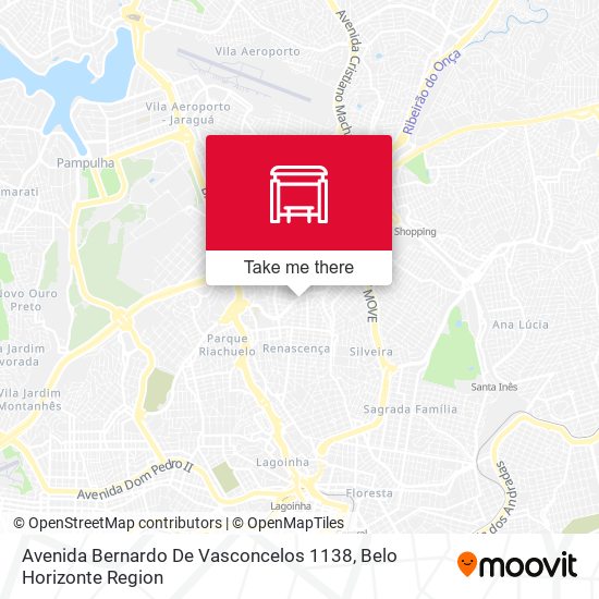 Avenida Bernardo De Vasconcelos 1138 map