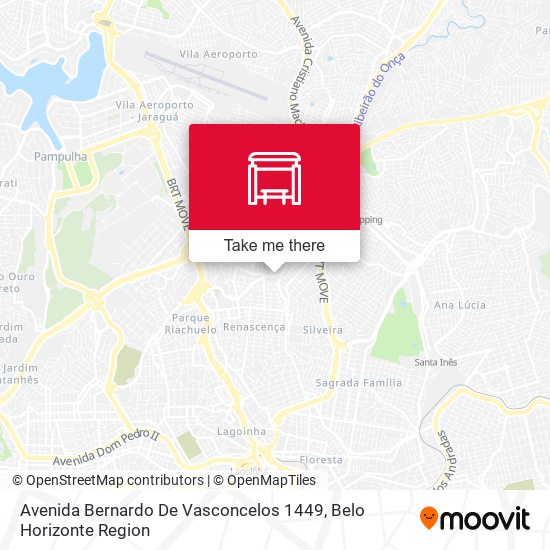 Avenida Bernardo De Vasconcelos 1449 map