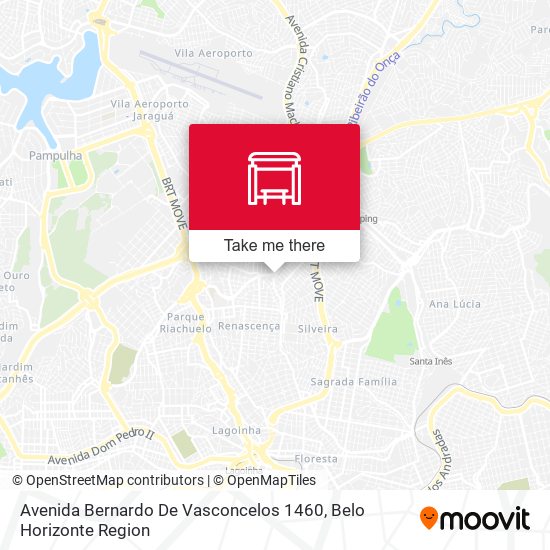Avenida Bernardo De Vasconcelos 1460 map