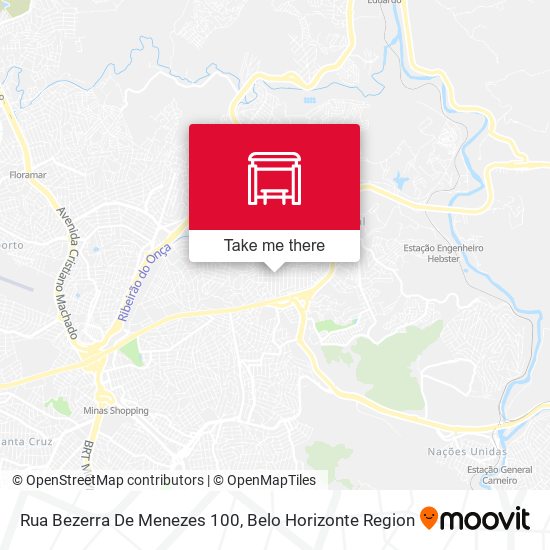 Mapa Rua Bezerra De Menezes 100