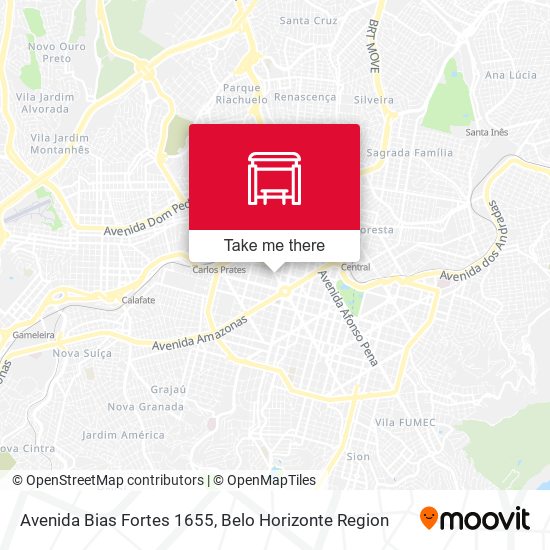 Avenida Bias Fortes 1655 map