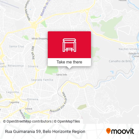 Rua Guimarania 59 map