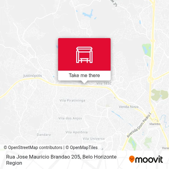 Rua Jose Mauricio Brandao 205 map