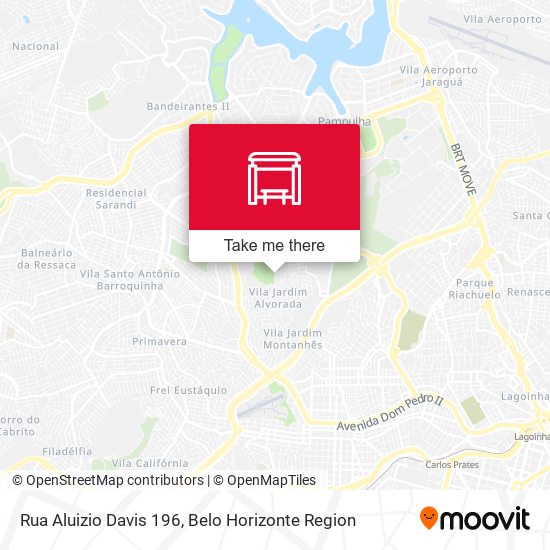 Rua Aluizio Davis 196 map