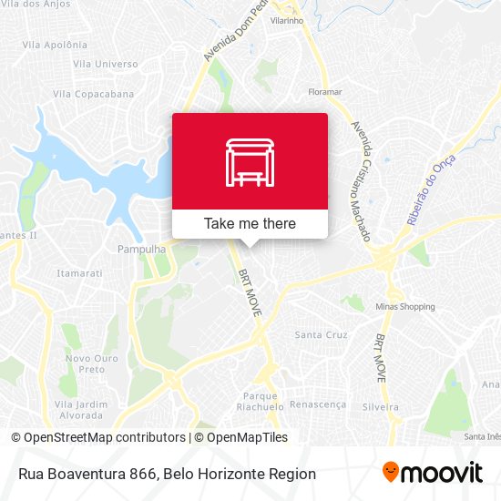 Rua Boaventura 866 map